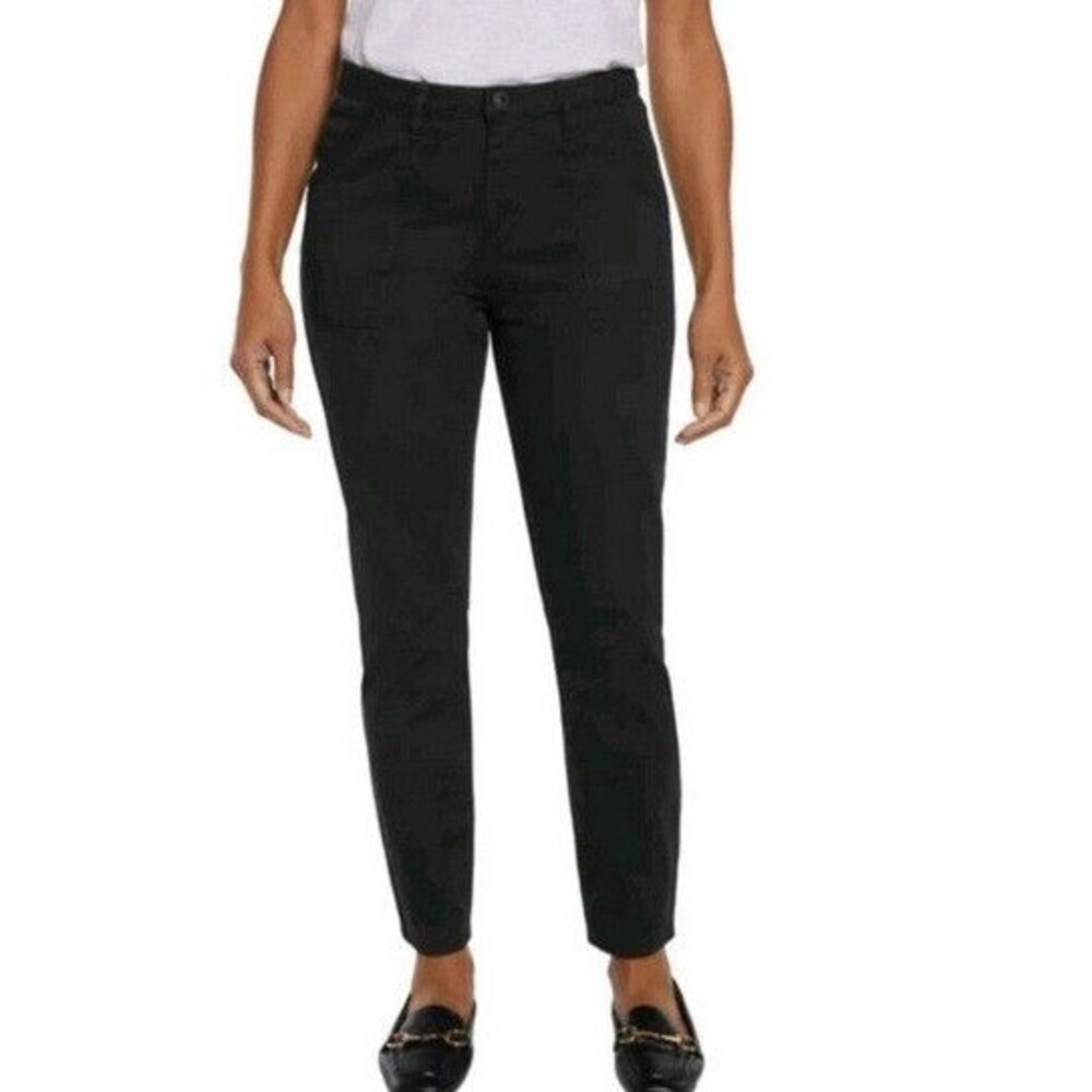 NWT Banana Republic Twill Pants Skinny High Rise Stretch Black